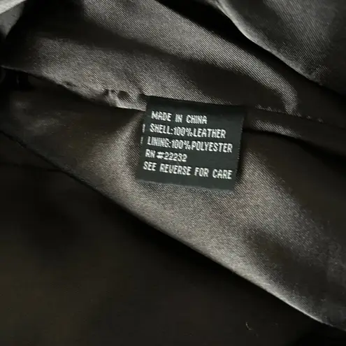 Vintage For Joseph Belted Leather Fur Collar Trench Coat Chocolate Brown Size M Size M