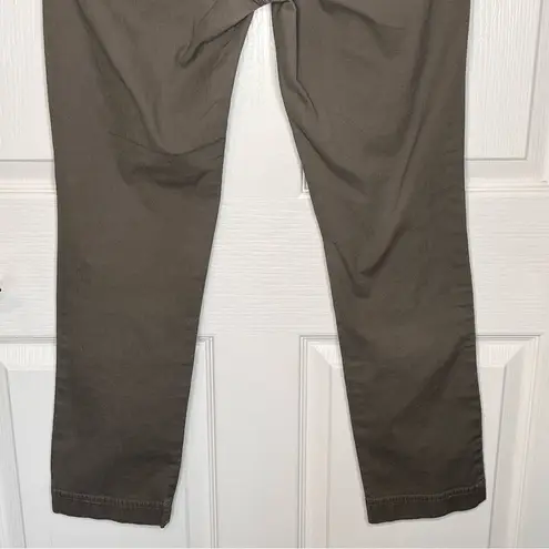 Merrell Dark Khaki Pants Sz 4 Tapered Leg Zipper Pockets