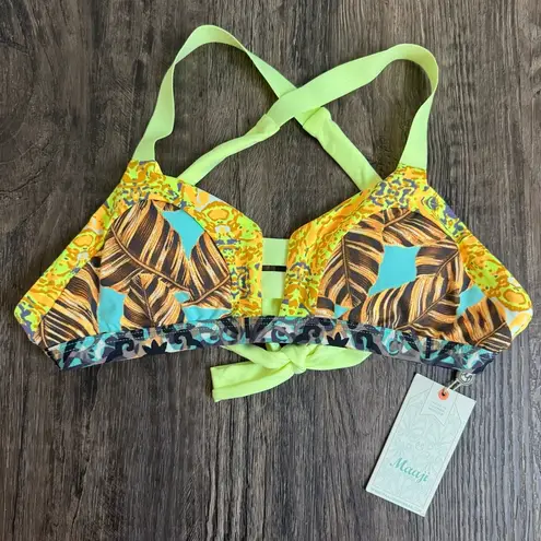 Maaji  Veranda Palms Sporty Bikini Top Small