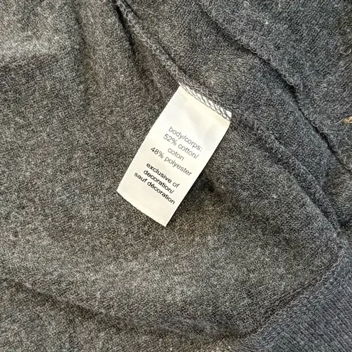 NWT Maurice’s Charcoal Gray Full Zip Lightweight Hooded Sweatshirt Size Small