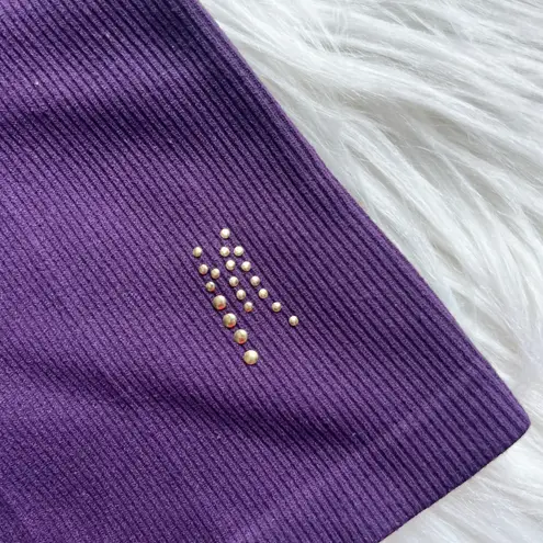 Marciano Guess 2000's Purple/Plum Seamless Off the Shoulder Top