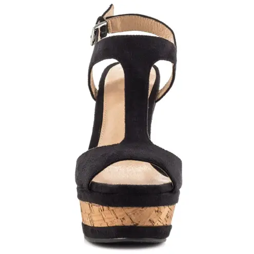 MERUMOTE 6" Wedge Heels Women's Shoes Summer Platforms Sandals Shoes size 8.5