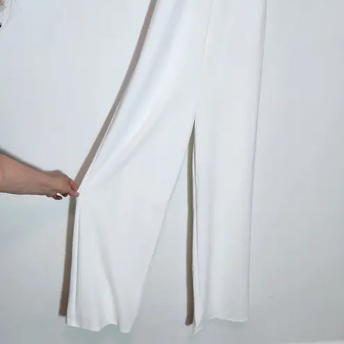 Lulus  White Open Back Sleeveless Jumpsuit NWT Size Large White Cocktail Jumpsuit thumbnail 6