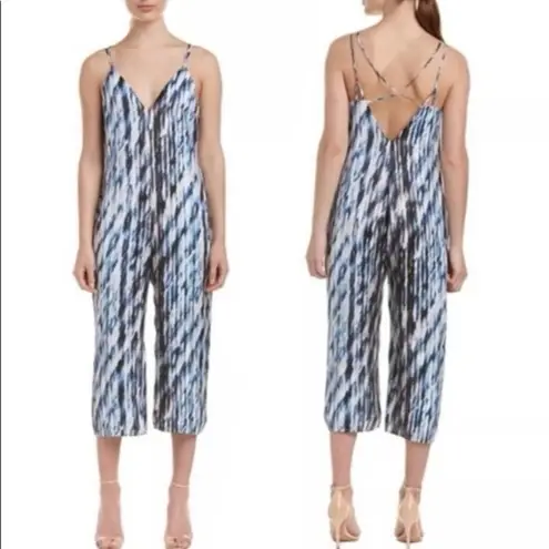 New Dolce Vita Rainbow Sand Printed VNeck XS Cropped Romper Black