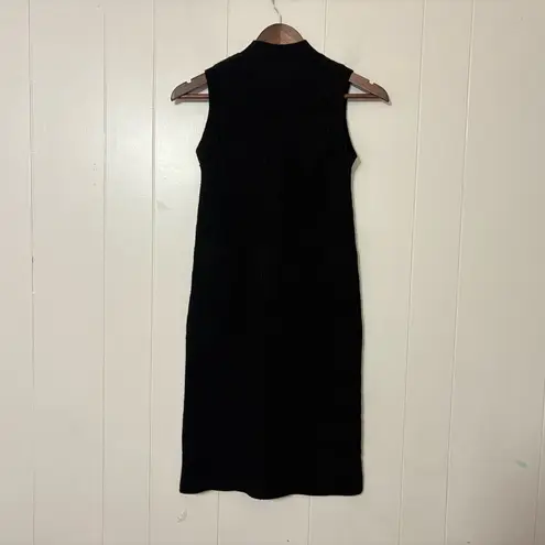 Babaton Aritzia Aesthetica Sleeveless Merino Wool Midi Dress Black Size M