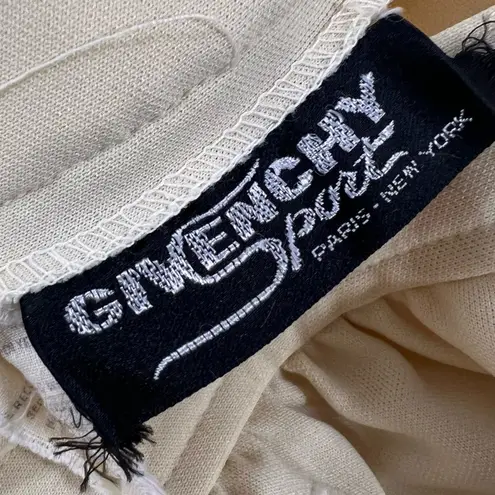 Givenchy Sport Pleated Cream Maxi Skirt