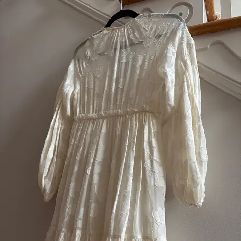 Ulla Johnson NEW Margaux Dress White Floral Jacquard Lace Size 0 NWT Silk Bridal - Image 14