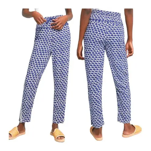 Anthropologie  Blue Beaded Lounge Pants XS Pullon Embellished