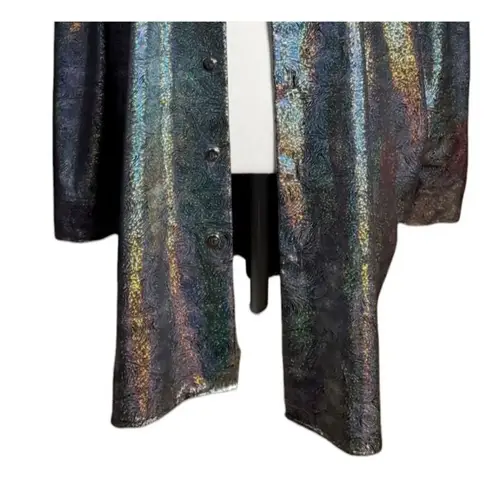 Charades Top 3X Disco Dance Party Shiny Hologram Retro Silver Halloween Cosplay