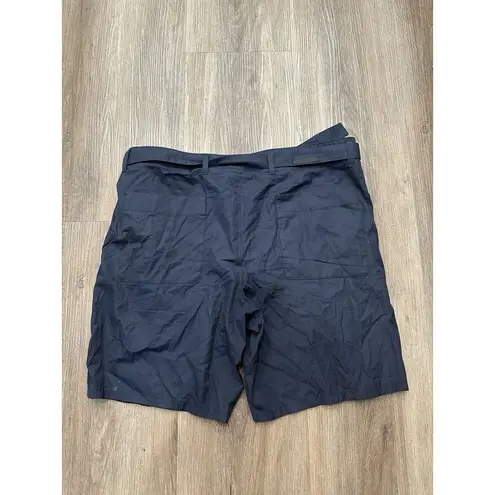 Prada  Navy Blue Re-Nylon Bermuda Shorts Size 50 Flaw