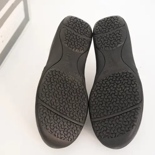 Dansko - Nora Black Leather Slip-On Shoes Size EU 40 (US 9.5–10)