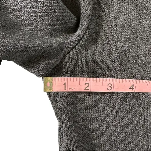 St. John Evening Blazer In Black Button Closure Satin Pockets size 8