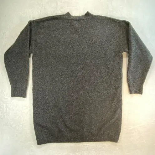 ASOS DESIGN Sweater oversized Knit Tunic Long Sleeve Gray Size S