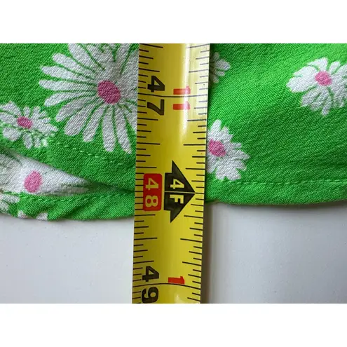 Rixo For Target Floral Daisy Print Springy Midi Dress Size 6 Green