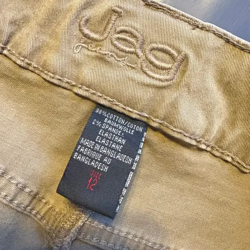 Jag jeans Y2K Khaki Cargo Mini Skirt Patchwork Preppy 2000s Academia Size 12