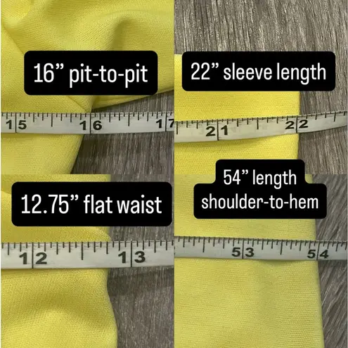 Vintage 1970s Victorian Edwardian Revival Yellow Lace Neck Maxi Dress Costume XS