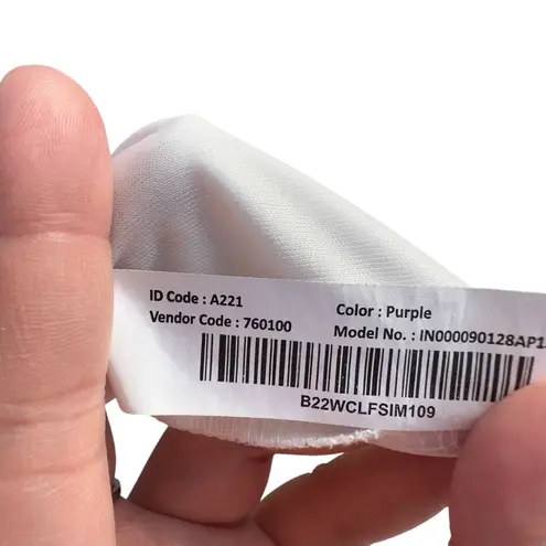 Max Lavender Gingham Sheer Midi Dress Balloon Sleeve Lined Button Front US 4 Purple