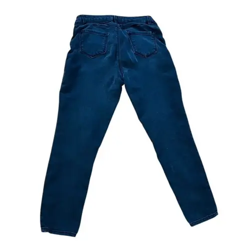 D. Jeans Women's Size 8 Straight Leg Stretch Mid Rise Black Denim Jeans