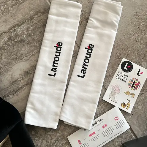 LARROUDÉ Dolly Boots Stretch Velvet Black, Size 8 NEW in Box +2 Dust Bags $475 Black