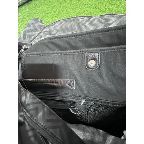 Lululemon  Yoga‎ Moto Messenger Bag Black Yoga Bag Laptop Crossbody
