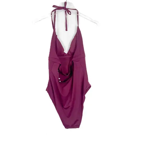 ANDIE NWT Swim The Lagos One Piece Swimsuit Flat Plum Size Large L NEW