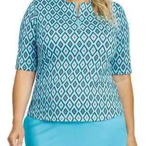 NWT Tail White Label Imperial Diamond Golf Tee Size Medium Blue