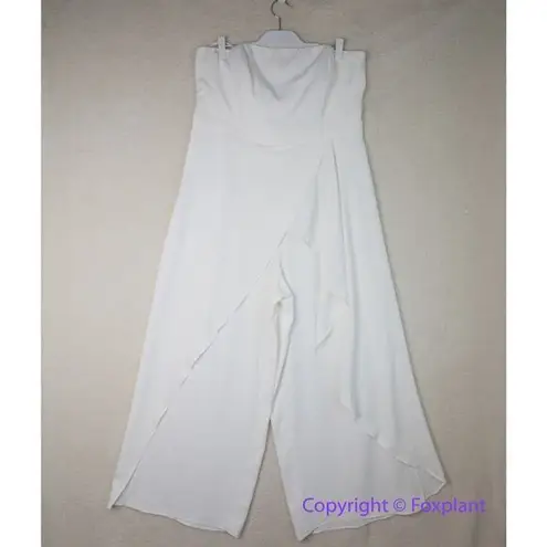 City Chic New! Attract Jumpsuit - ivory, size 16