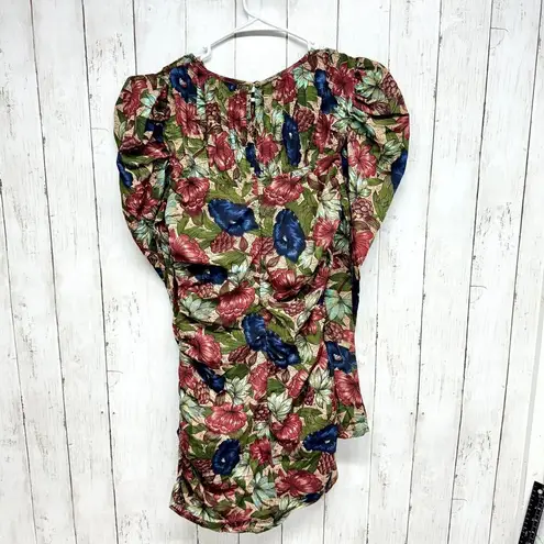 Walter Baker Dress Women Size 4 Royal Garden Verlee Mini Sheath Royal Red Blue