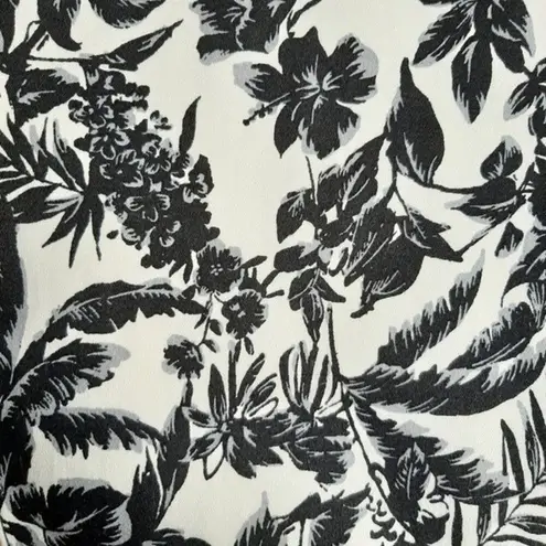 Rope Picnic Floral Black & White Casual Pants Stretchy XS/S Size undefined