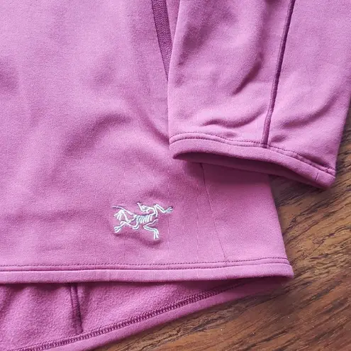 Arc'teryx Women's Burgundy Hooded Performance Kyanite LT Jacket Size Small Pink