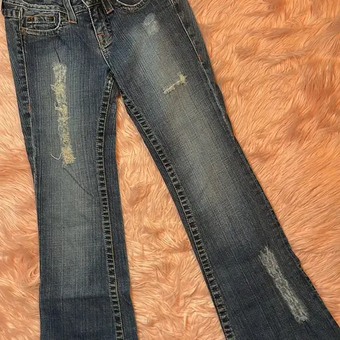 Bebe Vintage  Y2K Low Rise Bootcut Flare Woman’s Jean Size 28