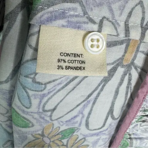 CELIA B Oliver Floral Scalopped Embroidered Midi Dress Size L White Size L