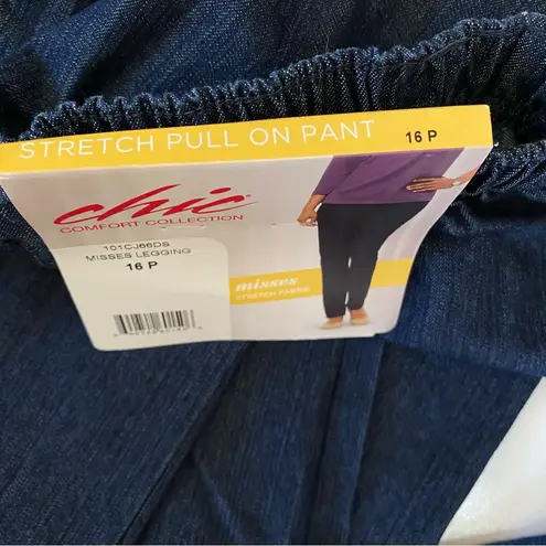 Chic Jeans NWT ๐ Chic Comfort Collection Misses Stretch Cotton Pull-On Denim Pants, 16P