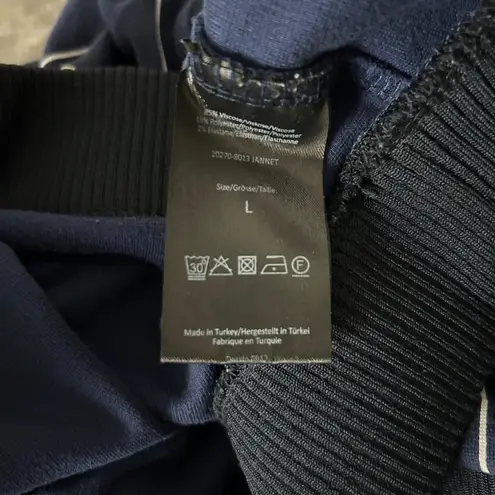 Baum Und Pferdgarten Jannet Sweatshirt Top in Navy Cream Pinstripe Size Large Blue