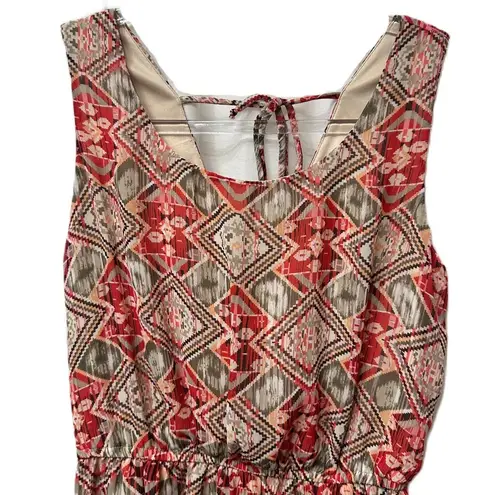Sweet Storm Sweet Storm Aztec Geometric Print Dress Size Small
