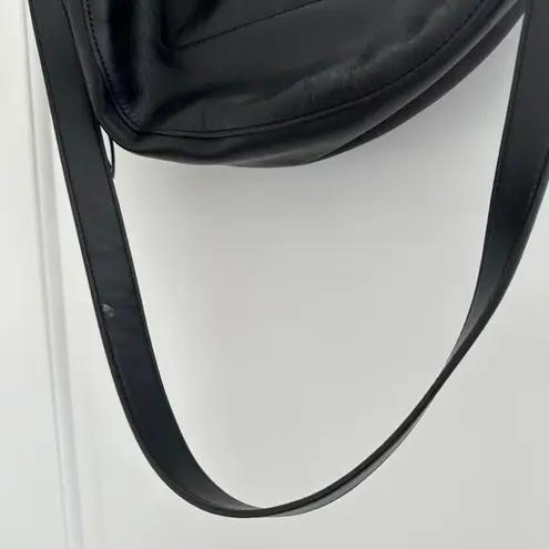 ALLSAINTS Courtney Leather Hobo Bag Black GUC