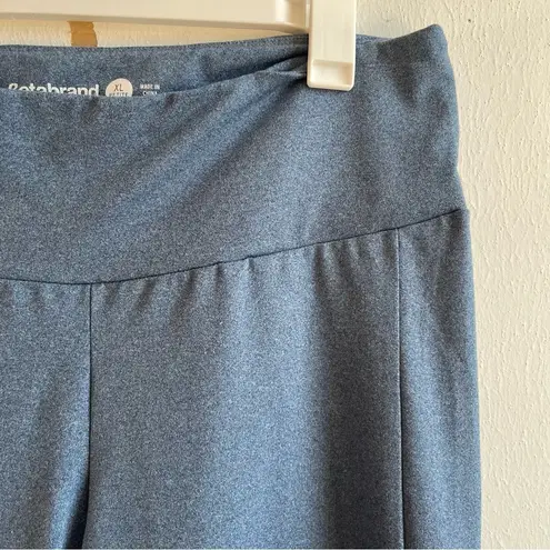 Betabrand  Pants Heathered Blue Travel Pull On Yoga Workout Pants Sz XLP EUC