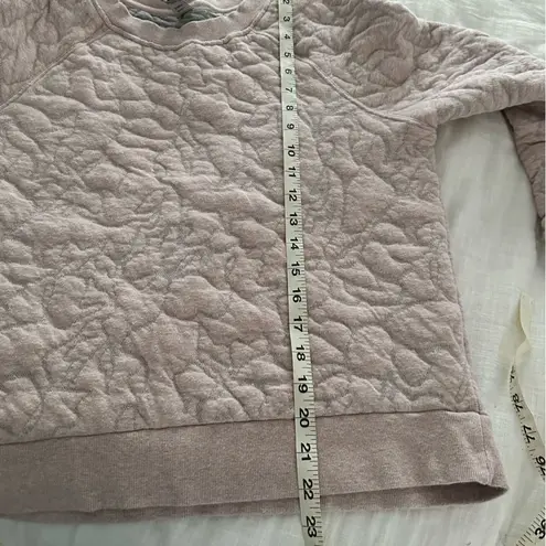 prAna Women’s Medium Pink Carin Quilted Sweatshirt