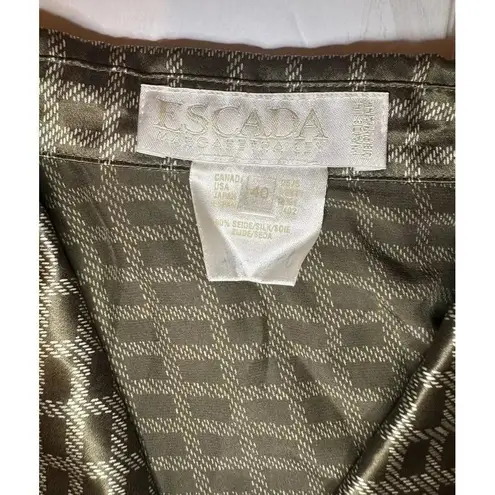 Neiman Marcus Escada Vintage Silk Blouse Size 40/ S