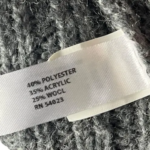 Old Navy  Maternity Women's L Cardigan Sweater Grey Tie Waist Winter Wool‎ Blend