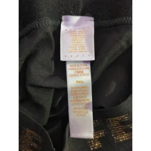 Savage X Fenty Leggings Black Gold The Forever Savage Gym Yoga Woman's Small