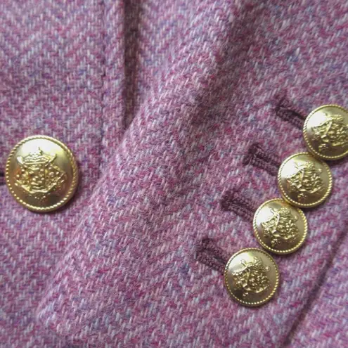 J.Crew NWT  Bristol Blazer in Lilac Herringbone Wool Double-Breasted Jacket 16