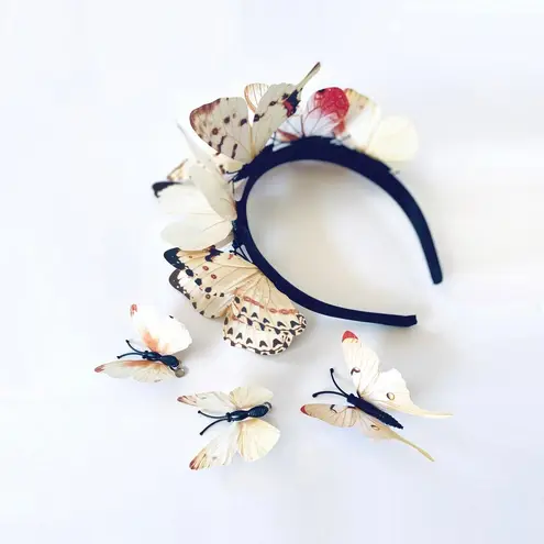Butterfly Headband Set/Festival Crown & Clips