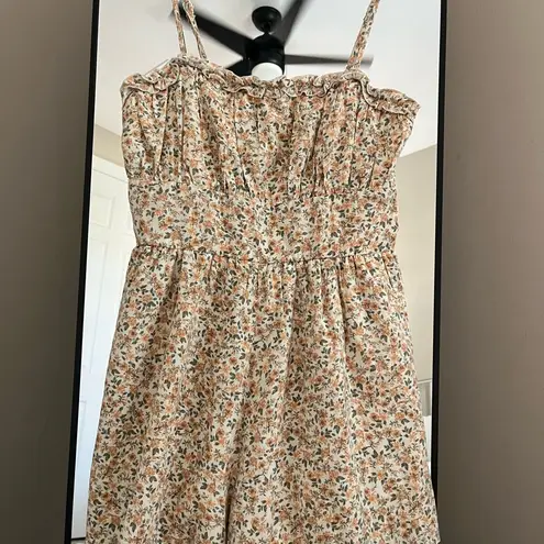 Trixxi  Floral Print Romper with Spaghetti Straps - Image 2