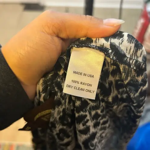 Blu Moon Tiered Animal Print Maxi Skirt