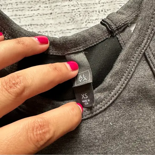 Ayla XS gray high neck tank top swing dress