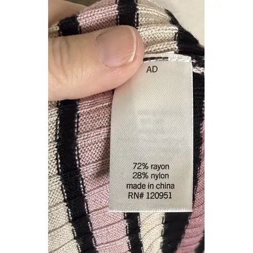 SO  Womens XL Colorful Striped Ribbed Long Cardigan Sweater Duster NEW Preppy