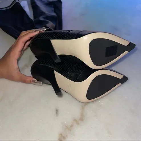 Fendi  Black Perforated Leather Mesh Thigh-High Boots