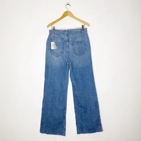 Favorite Daughter Jordie Wide Leg Jeans Size 30 Super High Rise Madrid NWT Blue