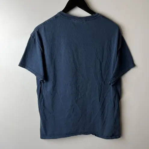 Vintage Y2K My Indian Name Beer Tee T Shirt Blue Large L Statement Humor Graphic